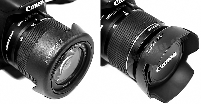 Лепестковая бленда EW-60CII для Canon EF-S 18-55/3,5-5,6 IS USM