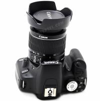 Бленда  EW-60CII для Canon EF-S 18-55mm f/3.5-5.6 IS USM на камере