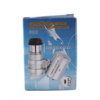 Упаковка мини-микроскопа 60Х с 2-LED подсветкой