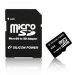 Купить 8 Gb microSDHC, Silicon Power Class10 / SD адаптер