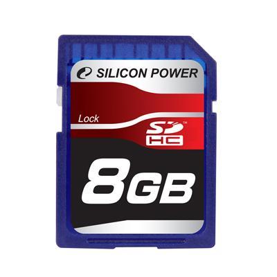 Купить 8 Gb SDHC, Silicon Power Class10