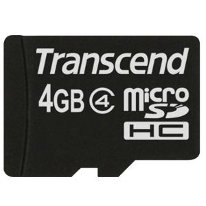 Купить 4 Gb microSDHC, Transcend Class4 / без адаптера
