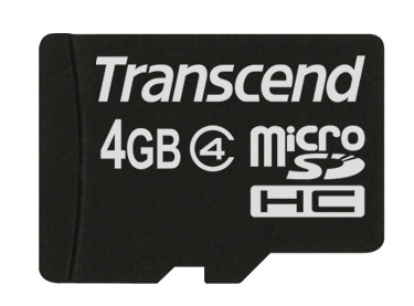 Купить 4 Gb microSDHC, Transcend Class4 / SD адаптер