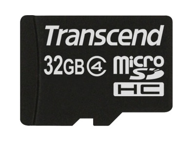 Купить Карта памяти 32 Gb microSDHC, Transcend, Class4  / без адаптера