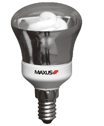 Купить Лампа Maxus Reflector R50, 9W (45 Вт), цоколь E14, 4100K (яркий цвет), 1-ESL-329-1