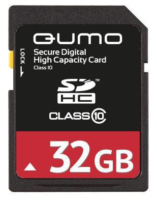 Купить Карта памяти 32 Gb SDHC, Qumo, Class10