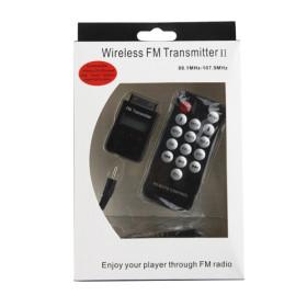 Купить Высококачественный беспроводной FM-трансмиттер (передатчик) с зарядным устройством для iPhone/iPod (черный)