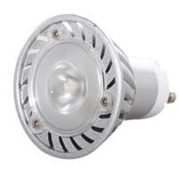 Купить Светодиодная лампа – прожектор мягкого белого цвета GU10 (1 светодиод х 3 Вт, напряжение 85-265V, 2800-3200К)