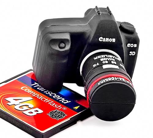 Купить USB флешка в виде фотоаппарата Canon 5D