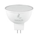 Купить Светодиодная лампа Maxus LED MR16 4W 5000K 220V GU 5.3 AP