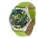 Купить Наручные часы ZIZ Пальмовые листья, зеленый