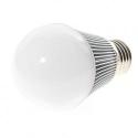 Купить Светодиодная лампа белого теплого цвета Е27 (5 Вт, 5 светодиодов х 1 Вт, 450LM, напряжение AC85-265V,3000-3500K)