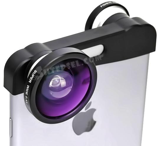 Купить Объектив 3в1 для iPhone 6 (Super wide+fisheye+macro)
