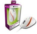 Купить Мышь CANYON CNR-MSO08N (Проводная, Оптическая 800dpi,3 -кн.,USB) Белая/Оранжевая